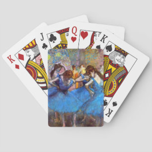 Edgar Degas - Tänzerinnen in Blau - Balletttanzlie Spielkarten