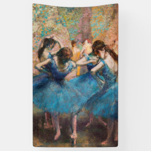 Edgar Degas - Tänzerinnen in blau Banner