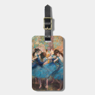 Edgar Degas - Tänzerinnen in blau Gepäckanhänger
