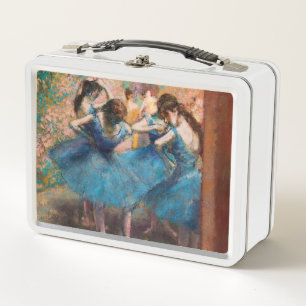 Edgar Degas - Tänzerinnen in blau Metall Brotdose