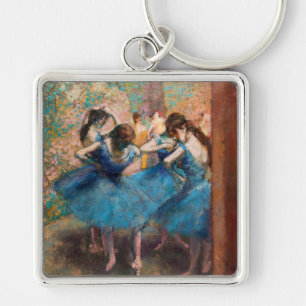Edgar Degas - Tänzerinnen in blau Schlüsselanhänger