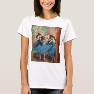 Edgar Degas - Tänzerinnen in blau T-Shirt