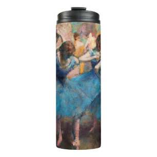 Edgar Degas - Tänzerinnen in blau Thermosbecher