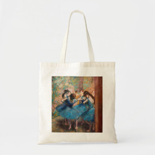 Edgar Degas - Tänzerinnen in blau Tragetasche