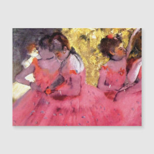 Edgar Degas - Tänzerinnen in Rosa - Balletttanzlie Magnetkarte