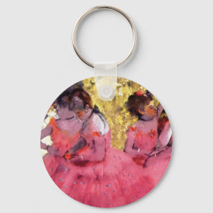 Edgar Degas - Tänzerinnen in Rosa - Balletttanzlie Schlüsselanhänger