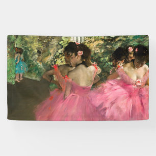 Edgar Degas - Tänzerinnen in Rosa Banner