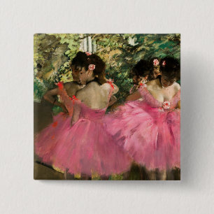 Edgar Degas - Tänzerinnen in Rosa Button
