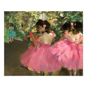 Edgar Degas - Tänzerinnen in Rosa Fotodruck