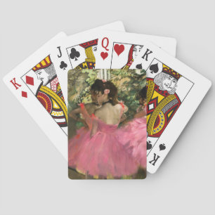Edgar Degas - Tänzerinnen in Rosa Spielkarten