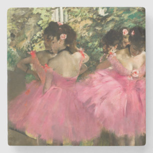 Edgar Degas - Tänzerinnen in Rosa Steinuntersetzer