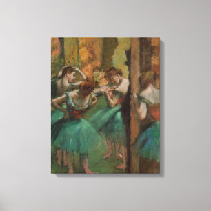 Edgar Degas Tänzerinnen Rosa und Grün Leinwanddruck