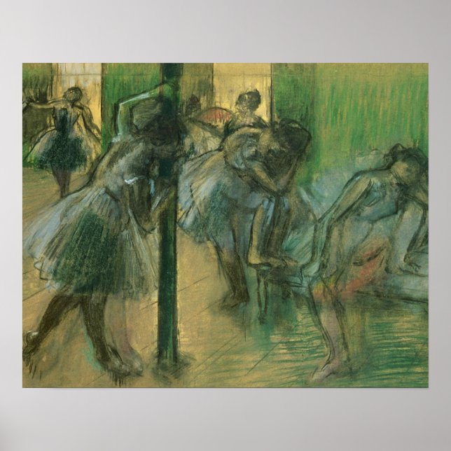 Edgar Degas | Tänzerproben Poster (Vorne)