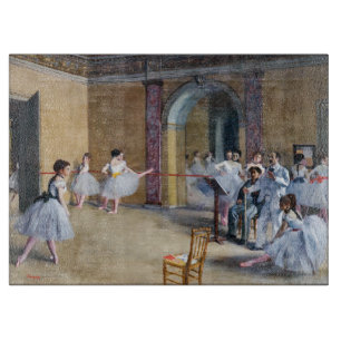 Edgar Degas - Tanzfoyer, Oper rue Le Peletier Schneidebrett