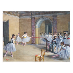 Edgar Degas - Tanzfoyer, Oper rue Le Peletier Tischdecke