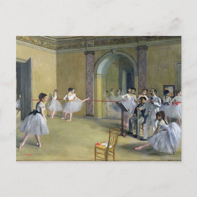 Edgar Degas | Tanzfoyer Postkarte (Vorderseite)