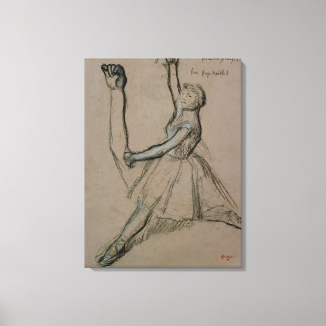 Edgar Degas | Tanzstudium Leinwanddruck (Vorderseite)