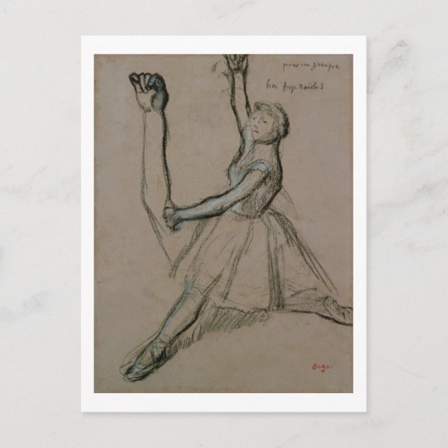 Edgar Degas | Tanzstudium Postkarte (Vorderseite)