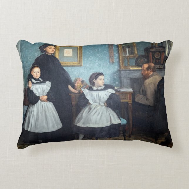 Edgar Degas - The Bellelli Family Dekokissen (Vorderseite)