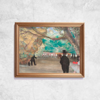 Edgar Degas The Curtain Tänzer Art