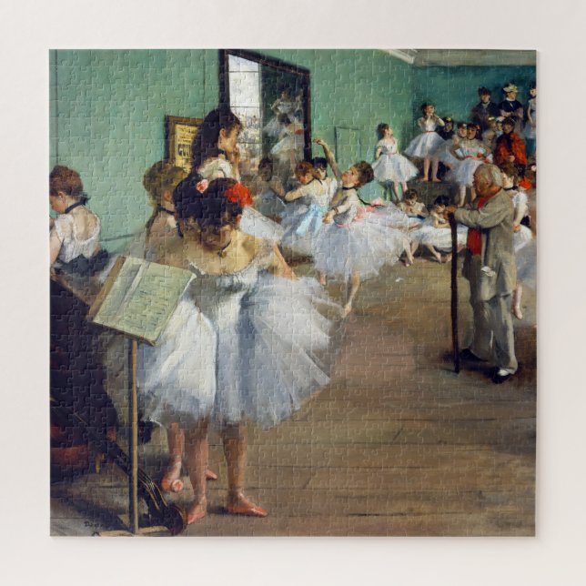 Edgar Degas - The Dance Class (Vertikal)