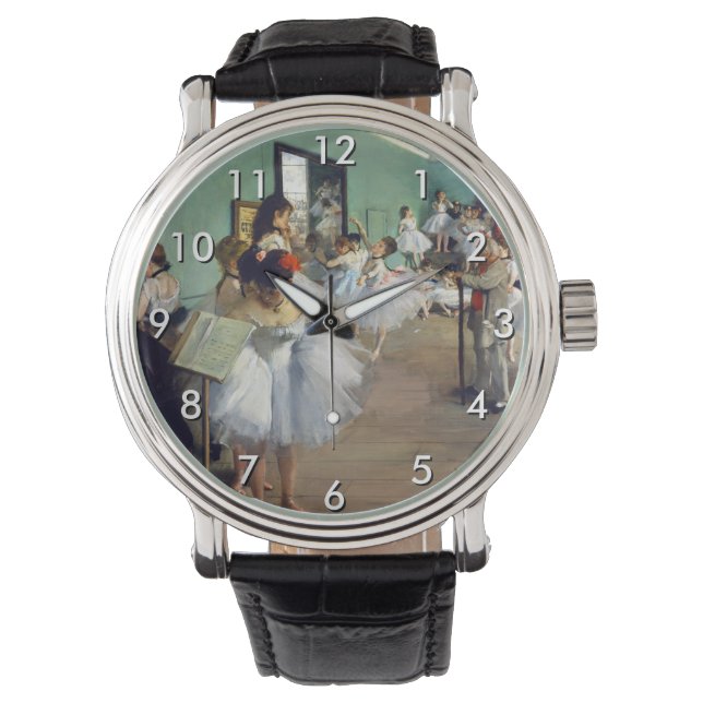 Edgar Degas - The Dance Class Armbanduhr (Vorderseite)