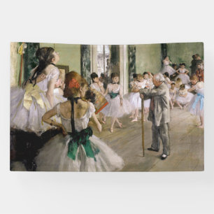 Edgar Degas - The Dance Class Banner