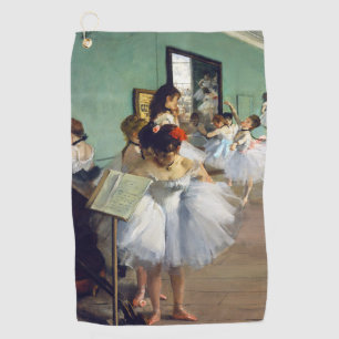 Edgar Degas - The Dance Class Golfhandtuch