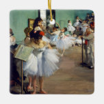 Edgar Degas - The Dance Class Keramikornament<br><div class="desc">The Dance Class / La classe de danse - Edgar Degas 1874</div>