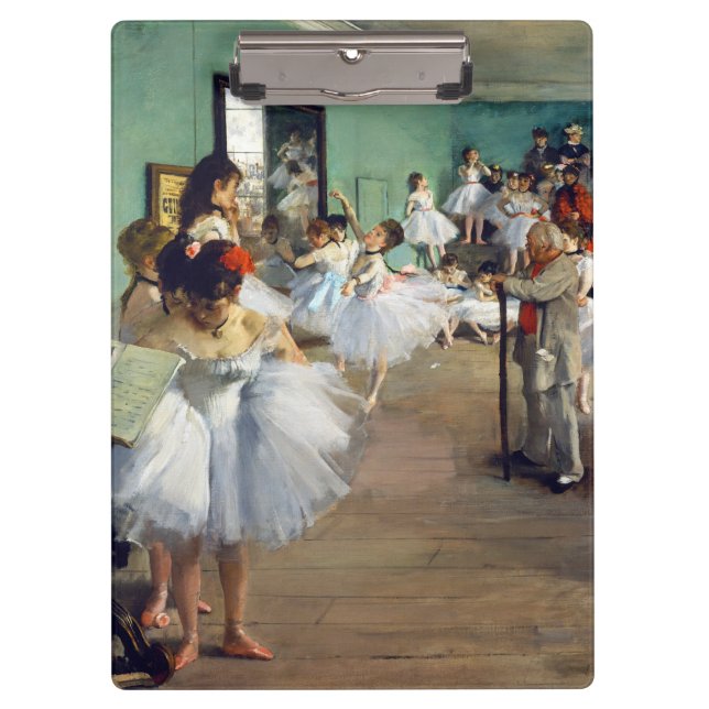 Edgar Degas - The Dance Class Klemmbrett (Vorderseite)