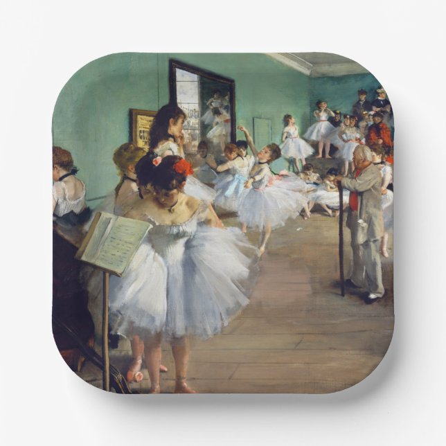 Edgar Degas - The Dance Class Pappteller (Vorderseite)