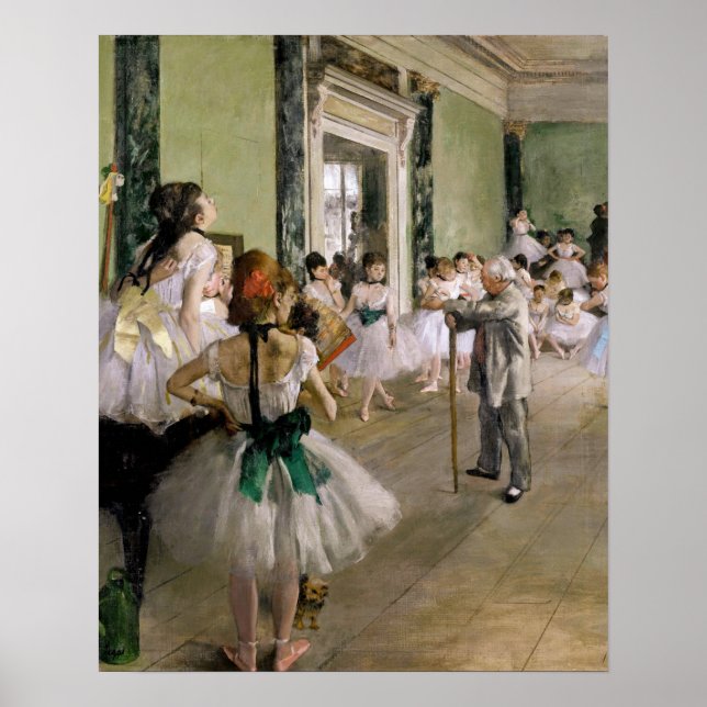 Edgar Degas - The Dance Class Poster (Vorne)