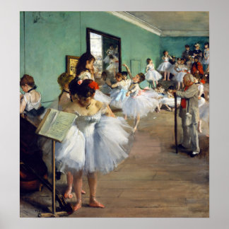 Edgar Degas - The Dance Class Poster