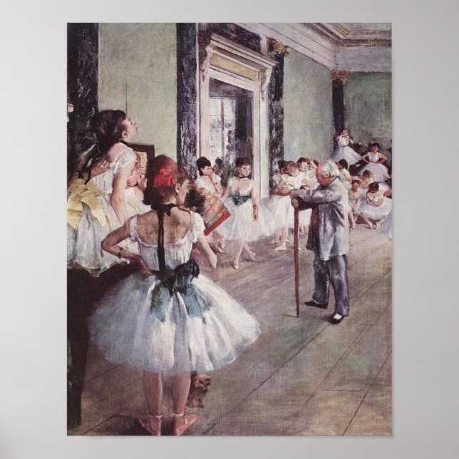 Edgar Degas The Dance Class Poster (Vorne)