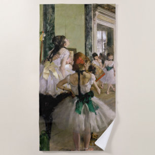 Edgar Degas - The Dance Class Strandtuch