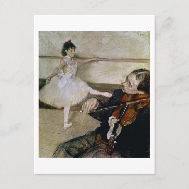 Edgar Degas | The Dance Lesson, c.1879 Postkarte (Vorderseite)