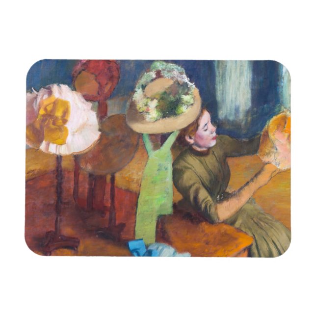 Edgar Degas - The Millinery Shop Magnet (Horizontal)