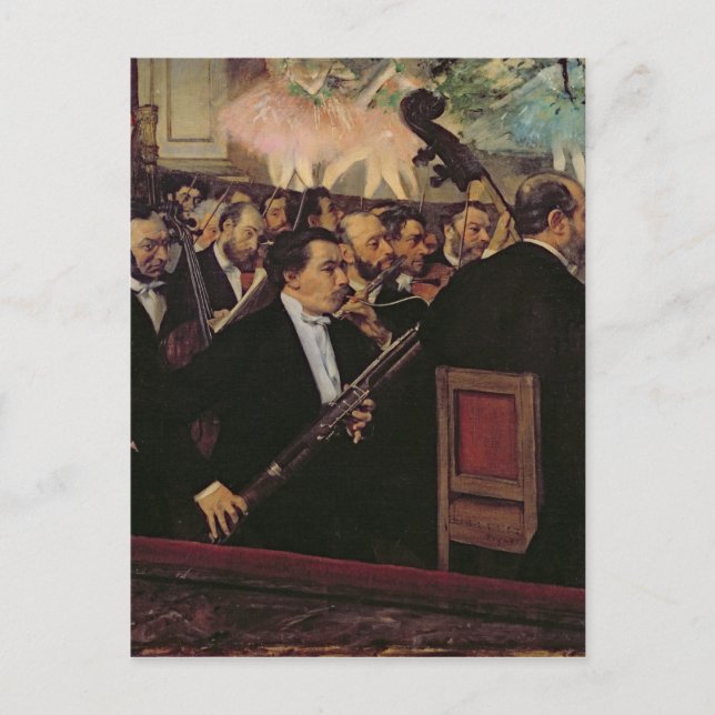 Edgar Degas | The Opera Orchestra, c.1870 Postkarte (Vorderseite)