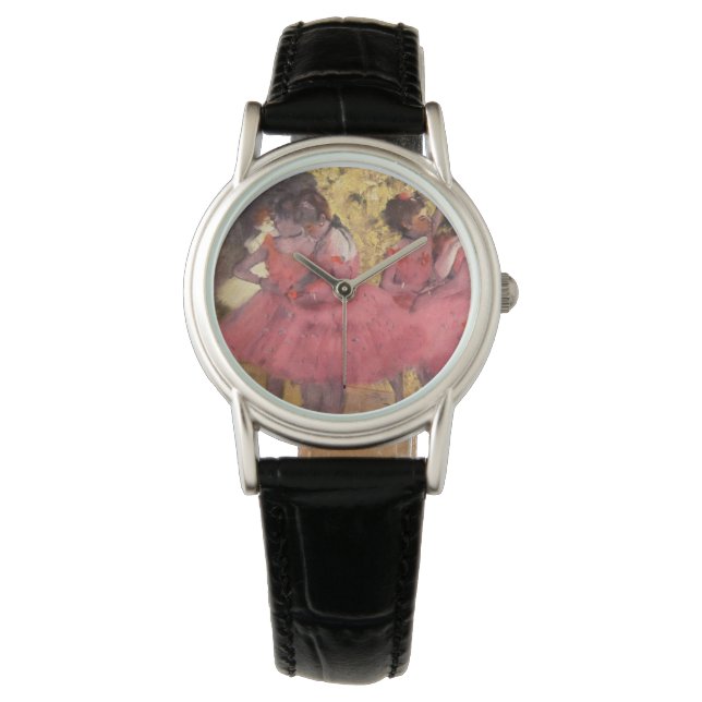 Edgar Degas The Pink Dancers Schlüsselanhänger Armbanduhr (Vorderseite)