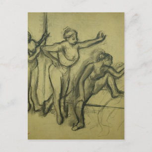 Edgar Degas Three Dancers, c.1900 Postkarte
