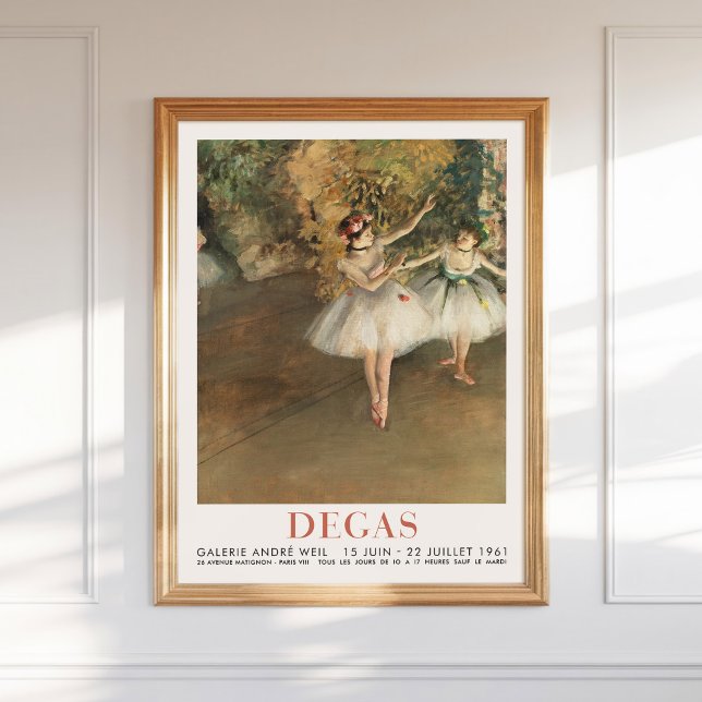 Edgar Degas Two Dancers on Bühne Art Ballet Print Poster (Von Creator hochgeladen)