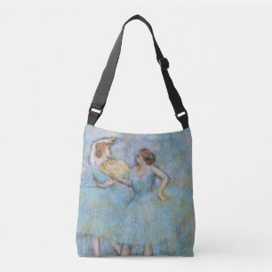 Edgar Degas Two Dancers, pastellblau Tragetaschen Mit Langen Trägern
