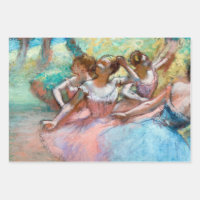 Edgar Degas - Vier Ballerinas auf Bühne