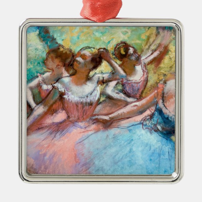 Edgar Degas - Vier Ballerinas auf Bühne Ornament Aus Metall (Vorne)
