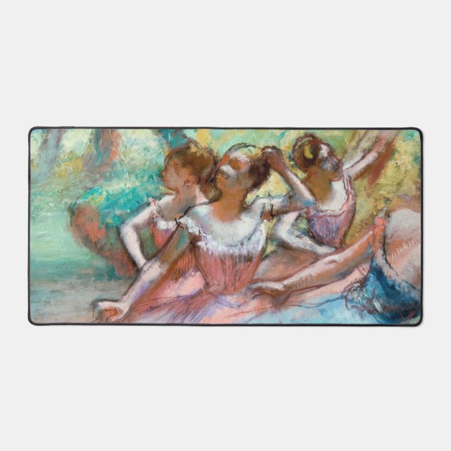 Edgar Degas - Vier Ballerinas auf Bühne Schreibtischunterlage (Vorderseite)