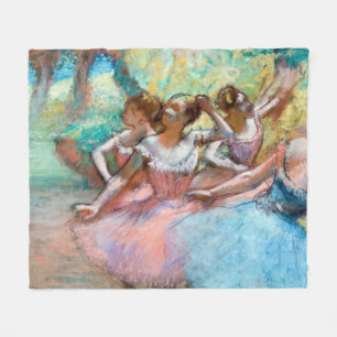Edgar Degas - Vier Ballerinas auf der Bühne Fleecedecke