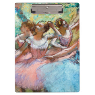 Edgar Degas - Vier Ballerinas auf der Bühne Klemmbrett