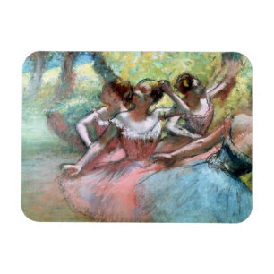 Edgar Degas   Vier Ballerinas auf der Bühne Magnet