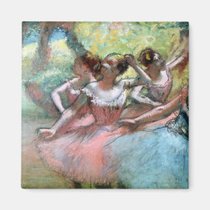 Edgar Degas   Vier Ballerinas auf der Bühne Magnet