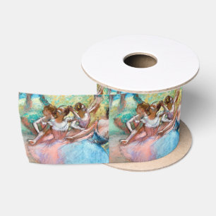 Edgar Degas - Vier Ballerinas auf der Bühne Satinband